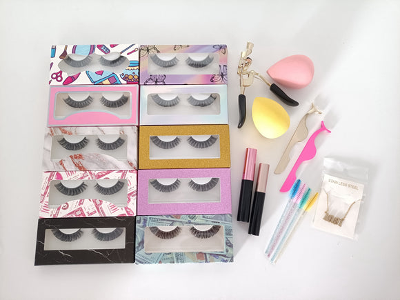 10 Pairs of Magnet Russian Lashes Luxury Set