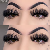 109C-F  25mm Mink Fluffy Russian Lashes