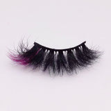 761A-6C Color Mink Lashes 25mm