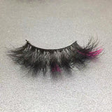 71A-62C Color Mink Lashes 25mm