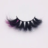 670A-6C Color Mink Lashes 25mm