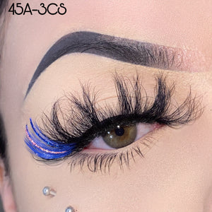 45A-3CS Glitter Mink Lashes 25mm