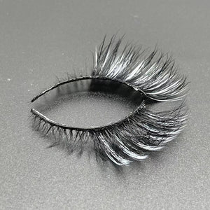 M160-W  Cat Eye Mink Color Lashes 15mm M Styles