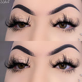 53A-F 25mm Mink Fluffy Russian Lashes