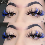 57A-32C Color Mink Lashes 25mm