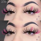 57A-52C Color Mink Lashes 25mm