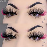 57A-5C Color Mink Lashes 25mm