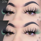 57A-7C Color Mink Lashes 25mm