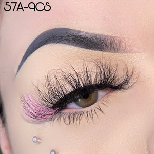 57A-9CS Glitter Mink Lashes 25mm