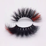 609A-2C Color Mink Lashes 25mm