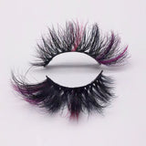 182A-652C Color Mink Lashes 25mm