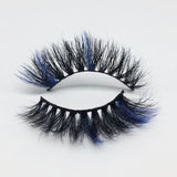 8112-32C  Color Mink Lashes 20mm