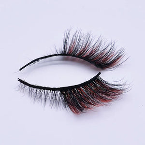 M160-R  Cat Eye Mink Color Lashes 15mm M Styles