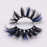 670A-32C Color Mink Lashes 25mm