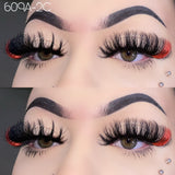 609A-2C Color Mink Lashes 25mm