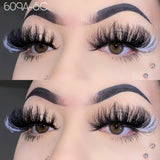 609A-8C Color Mink Lashes 25mm