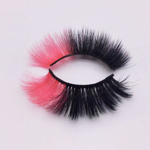 X8076C Color Vegan Lashes 20mm