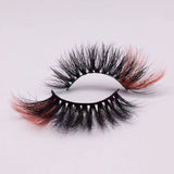 697A-2C Color Mink Lashes 25mm