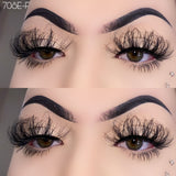 708E-F  25mm Mink Fluffy Russian Lashes