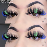 70A-103C  Color Mink Lashes 25mm