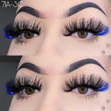 71A-3C Color Mink Lashes 25mm