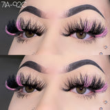 71A-92C Color Mink Lashes 25mm