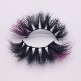 670A-6C Color Mink Lashes 25mm