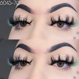 8045-7C Color Mink Lashes 20mm