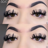 8047-F 20mm Mink Fluffy Russian Lashes