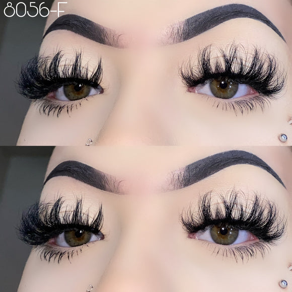 8056-F 20mm Mink Fluffy Russian Lashes