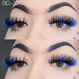 8112-32C  Color Mink Lashes 20mm