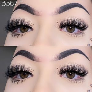 8567-F 20mm Mink Fluffy Russian Lashes