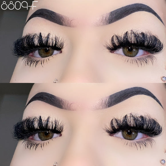 8809-F 20mm Mink Fluffy Russian Lashes