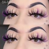 8A-62C Color Mink Lashes 25mm