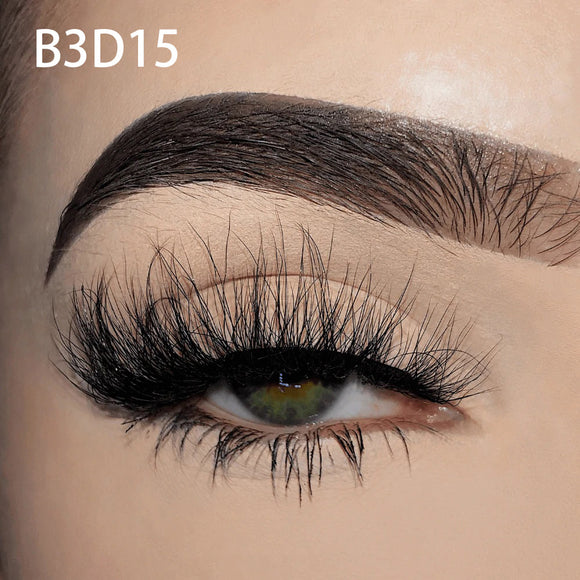 B3D15/B3015 Vegan Lashes 20mm B Styles