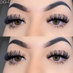 D101-F Fluffy Vegan Lashes 15mm D Styles