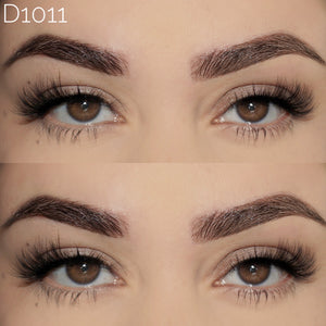 D1011  Vegan Half Lashes 12mm D Styles