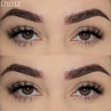 D1012  Vegan Half Lashes 12mm D Styles