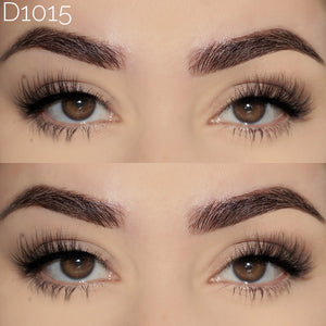 D1015  Vegan Half Lashes 12mm D Styles