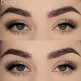 D1017  Vegan Half Lashes 12mm D Styles