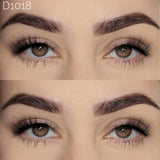 D1018  Vegan Half Lashes 12mm D Styles