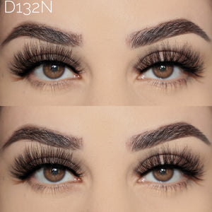 D132N  Vegan Lashes 15mm D Styles