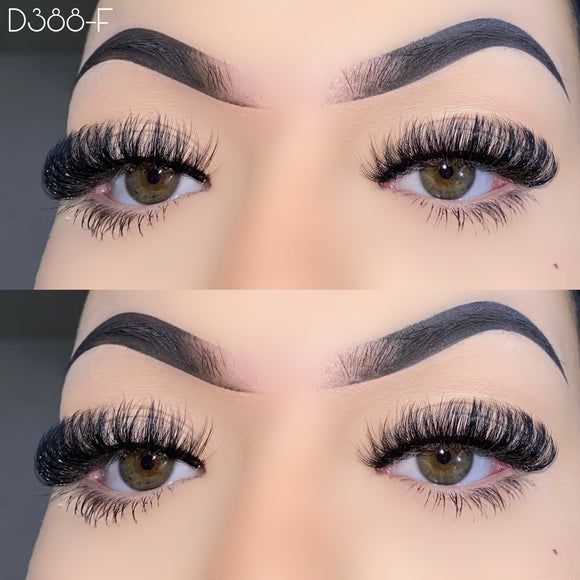 D388-F Fluffy Vegan Lashes 15mm D Styles