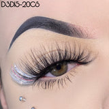 D3D15-20CS Glitter Vegan Lashes 20mm