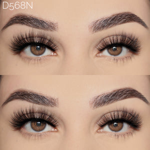 D568N Vegan Lashes 15mm D Styles