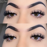 D574-F Fluffy Vegan Lashes 15mm D Styles