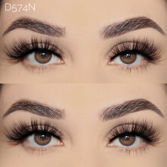 D574N Vegan Lashes 15mm D Styles