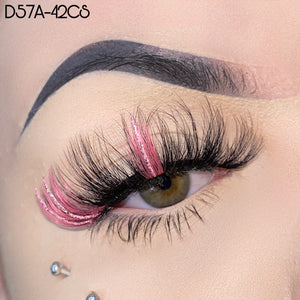 D57A-42CS Glitter Vegan Lashes 20mm