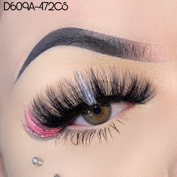 D609A-472CS Glitter Vegan Lashes 20mm