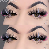 D609A-472CS Glitter Vegan Lashes 20mm